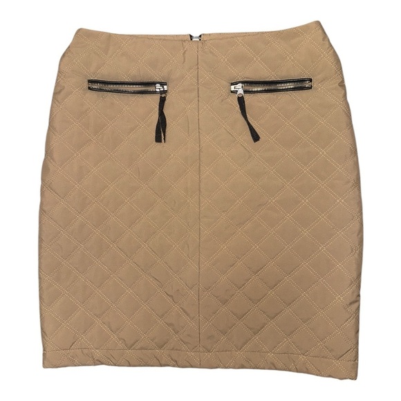Elizabeth Roberts Dresses & Skirts - Tan Pencil Mini Skirt for Work